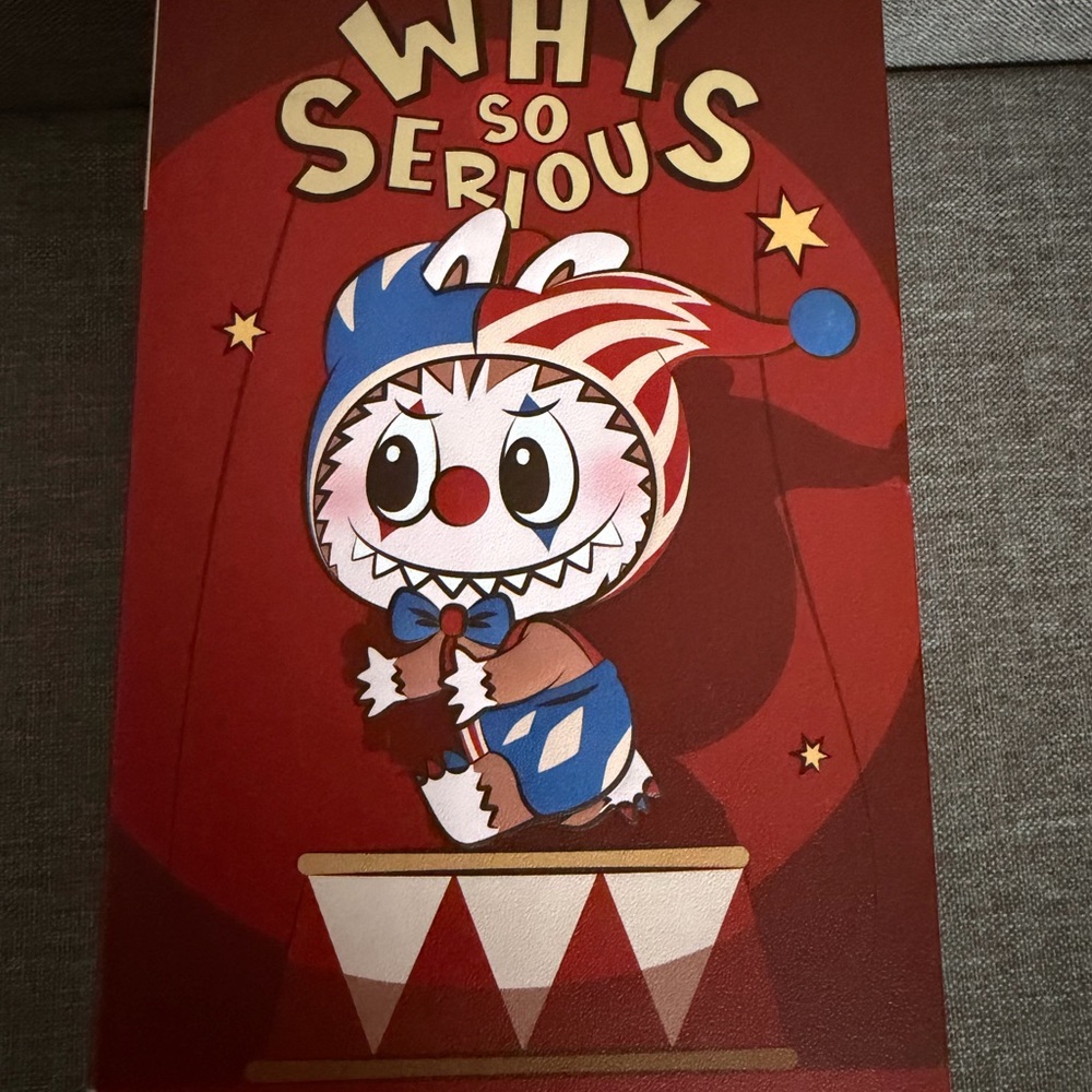 POP MART (Why So Serious) Silver Mist Clown. Unopened box. - Picture 3 of 6